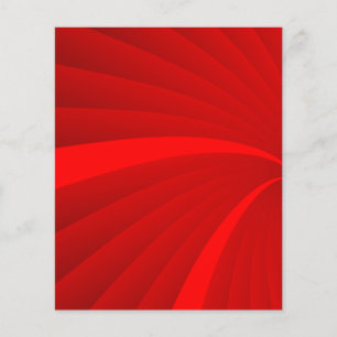 293017 HETT RED DIGITAL SWIRLS tillbaka Flygblad