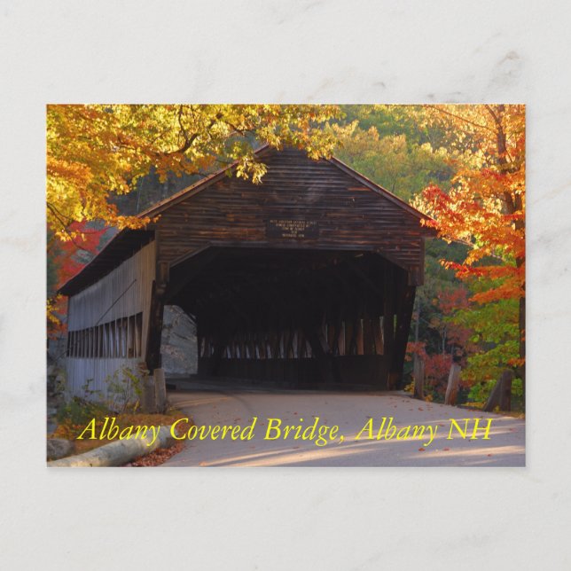 2932315197_6e921d2a30_o, Albany Covered Bridge,... Vykort (Framsida)