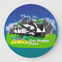 2970RL Grand Design Lycklig Ställe Stor Klocka