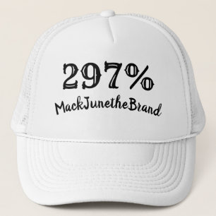 297% av Mack June, skyddshylsan Vit Trucker Keps