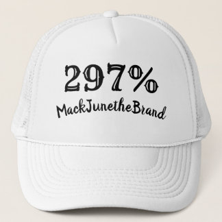 297% av Mack June, skyddshylsan Vit Trucker Keps