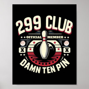 299 Klubb Officiell medlem Vuxen humor Funny Ten P Poster