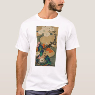 29. 菊 花 流 水 図, 若 Chrysanthemum & Stream, Jakuchū Tee Shirt
