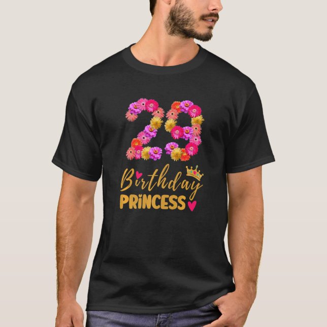 29-åriga födelsedag prinsessan fyller sin 29:e B T Shirt (Framsida)