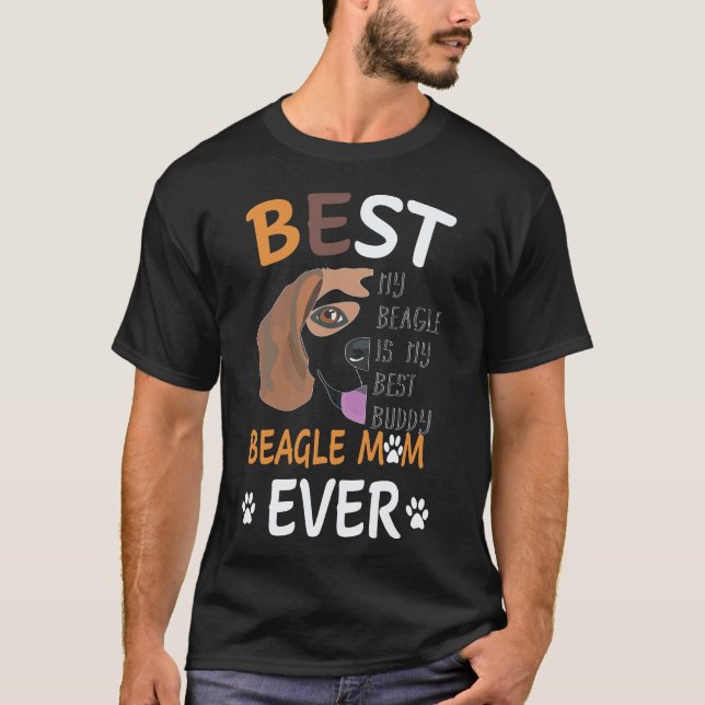 29 Bästa Beagle Mamma Någonsin Beagle T Shirt (Framsida)