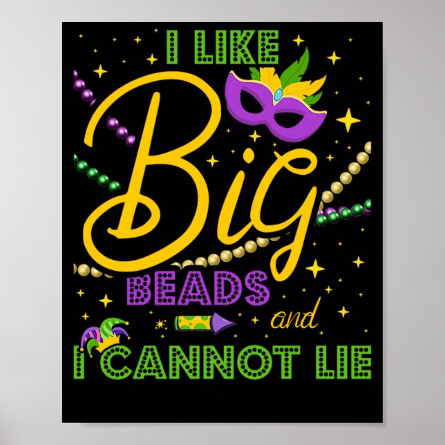 29.Carnival Mardi Gras för Mardi gras Fläkt Poster (Framsidan)