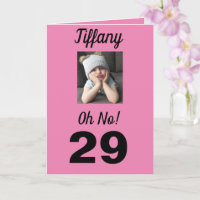 29:e födelsedag. Funny Cute Girly