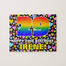 29:e födelsedag - Roligt, hjärtklappning + "29"