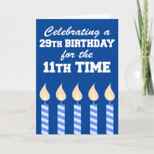 29:e födelsedagen 11:e gången 40:e kort