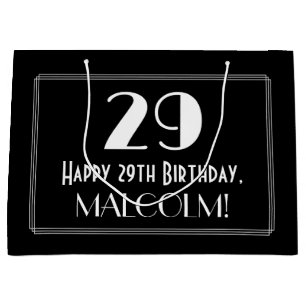 29:e födelsedagen: Art Deco Inspired Stil "29", Na