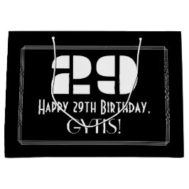 29:e födelsedagen ~ Art Deco Inspired Titta "29" +