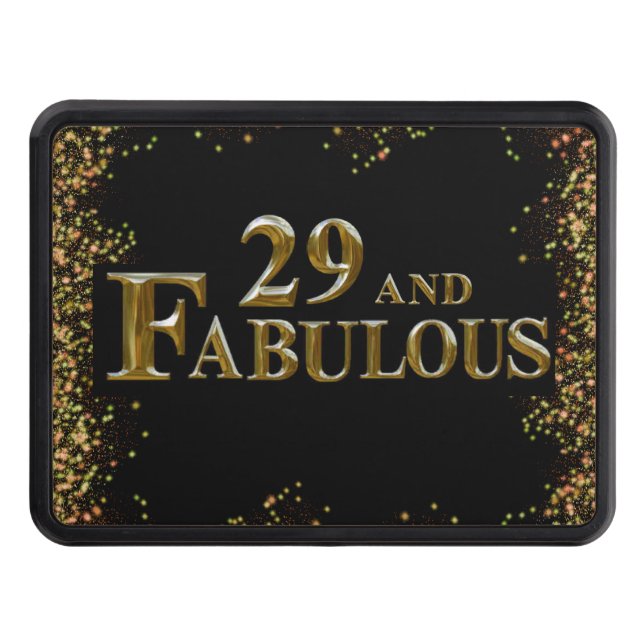 29:e födelsedagen dragkroksskydd (Framsidan)