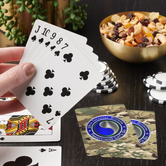 29:e infanteridivisionen casinokort (På plats)