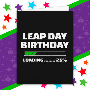 29:e läderåret födelsedag, 25 % läderdag kort