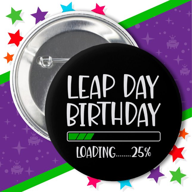 29:e läderdagen födelsedag 25 % läderår knapp (Skapare uppladdad)