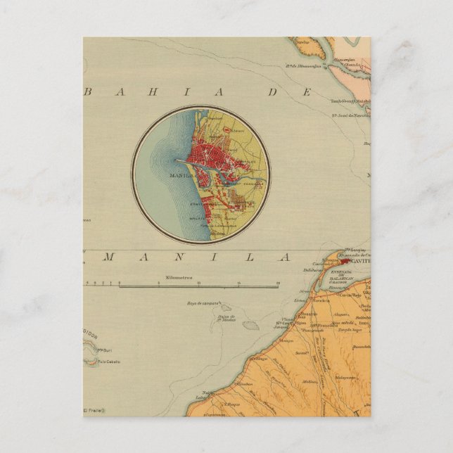 29 i Manila Bay Vykort (Framsida)