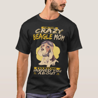 29 Jag är den galna Beagle-Mamman Beagle T Shirt