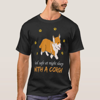 29 Känn dig trygg på natten Sova med en Corgi T Shirt