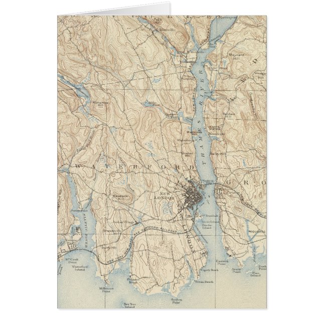29 New London-ark Hälsningskort (Framsidan)