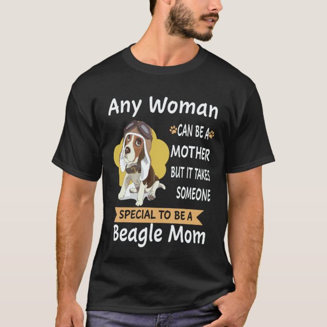 29 speciell för att vara en Beagle-mamma Beagle T Shirt (Framsida)