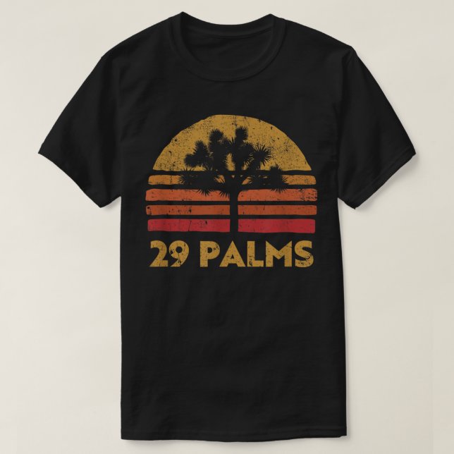 29 Twentynine handflatan California retro Joshua T T Shirt (Design framsida)