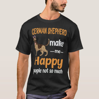 29 tyska schäferhund gör mig glad människor inte s t shirt