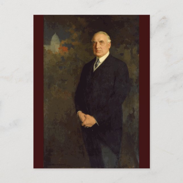 29 Warren G. Harding Vykort (Framsida)