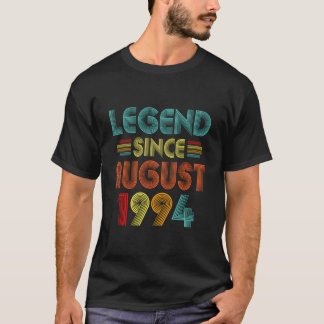 29Th Legend Since August 1994 29 Yrs Old T Shirt