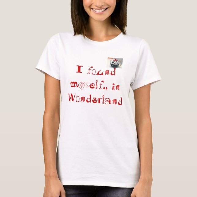 29vgfgm, jag hittade mig själv i Wonderland. Tee (Framsida)