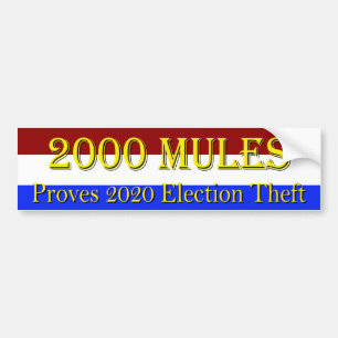 2 000 Mules Bildekal