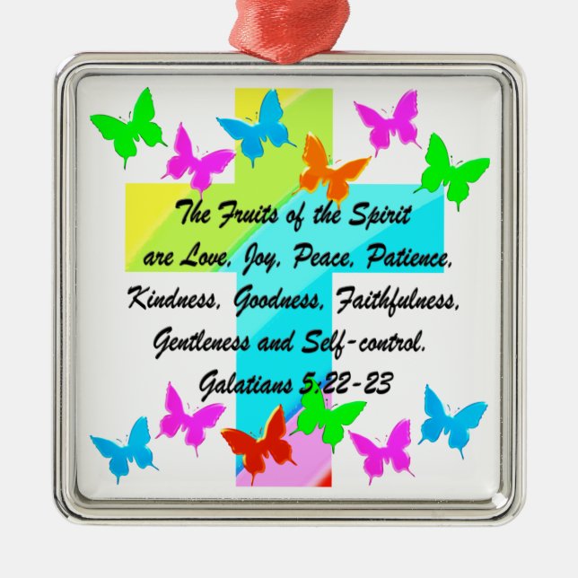 2 020 fullt kvadrat julgransprydnad metall (Framsidan)