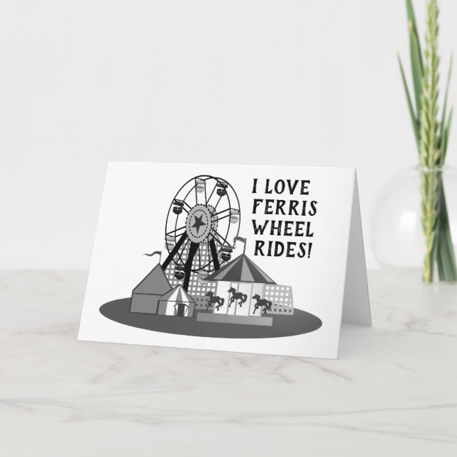 2-14 Ferris Wheel Day Kort (Framsida)