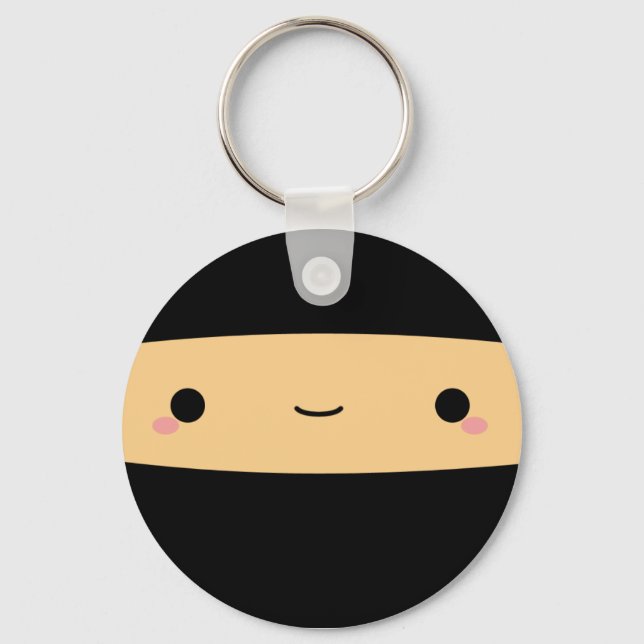 2 1/4-tums Chibi Ninja-Nyckelring Nyckelring (Framsida)