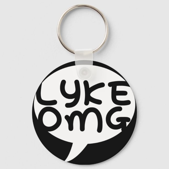 2 1/4-tums LYKE OMG-Nyckelring Nyckelring (Framsida)