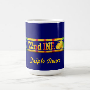 2/22. Inf., 25th Inf. Div. Trefaldig Deucemugg för Kaffemugg