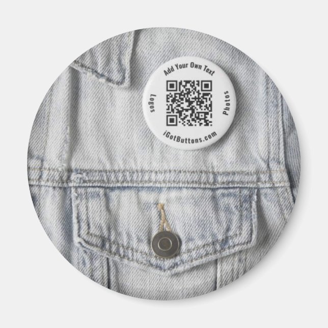 2,25-tums Magnet-Anpassningsbar-knapp Magnet (Framsidan)