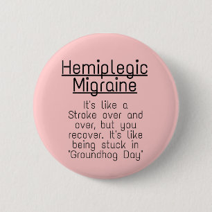 2,25-tumsbricka - hemiplegisk migrän knapp