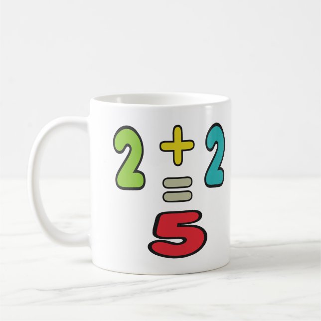 2+2=5 KAFFEMUGG (Vänster)