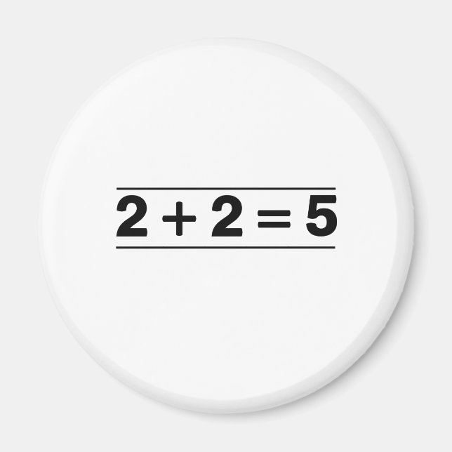 2 +2 = 5 MAGNET (Framsidan)