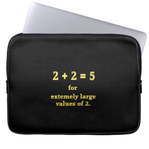 2 + 2 = 5 Rolig mattenörd Laptop Fodral