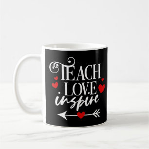 2/2 Teach Kärlek Inspire Shirt kindergarten Lärare Kaffemugg