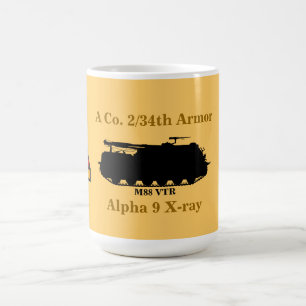2/34. Armor 25th Inf. Div. Beställnings- mugg fö