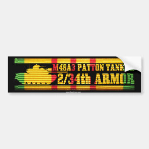 2/34. Tankfartyg för Armor M48A3 Patton Bildekal