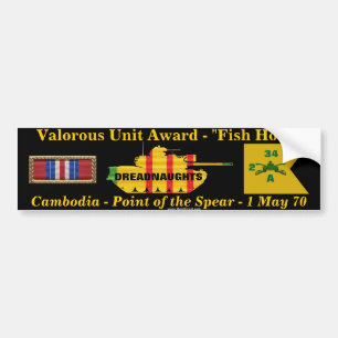 2/34. Valorous enhet för Armor - Cambodja Bildekal