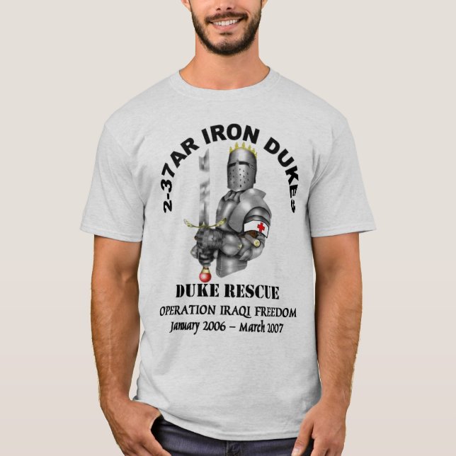 2-37AR medicinsk pluton OIF Tee Shirt (Framsida)