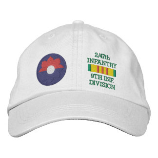 2/47. Inf. 9th Inf. Div. Lappa den broderade Broderad Keps