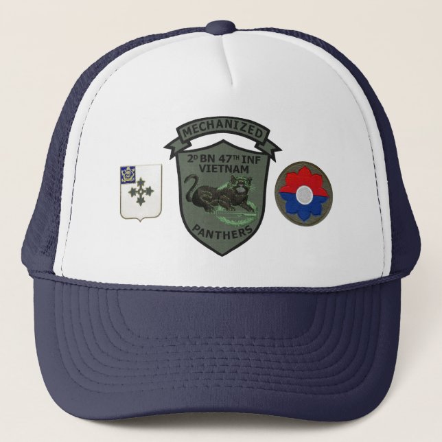 2/47. Infanterit underkuvade pantrar lappar locket Truckerkeps (Framsida)