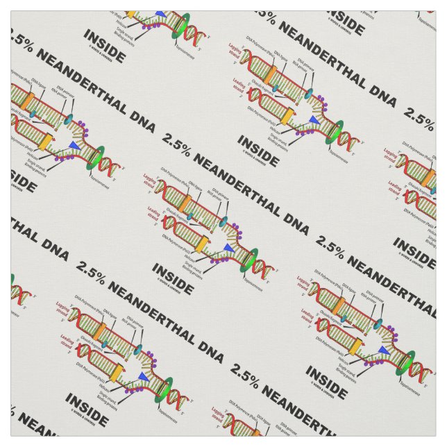2,5% Neanderthal DNA Inside Biology Geek Humor Tyg (Provkarta)