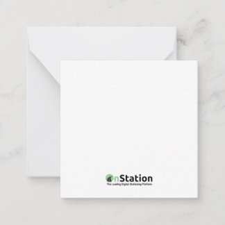 2,5-tums x 2,5-tums platt anteckningskort