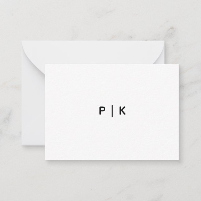 2,5" x 2,5" Platt brevkort Anteckningskort (Framsida)